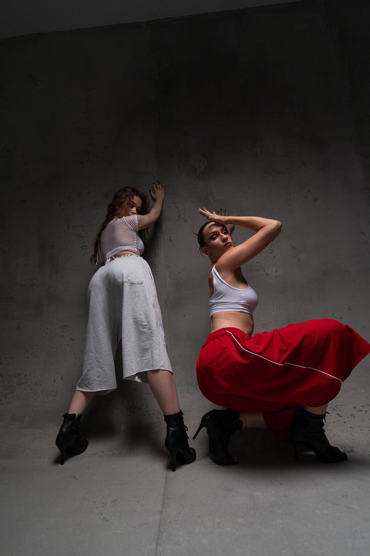 Red Hip Hop Dance Shorts