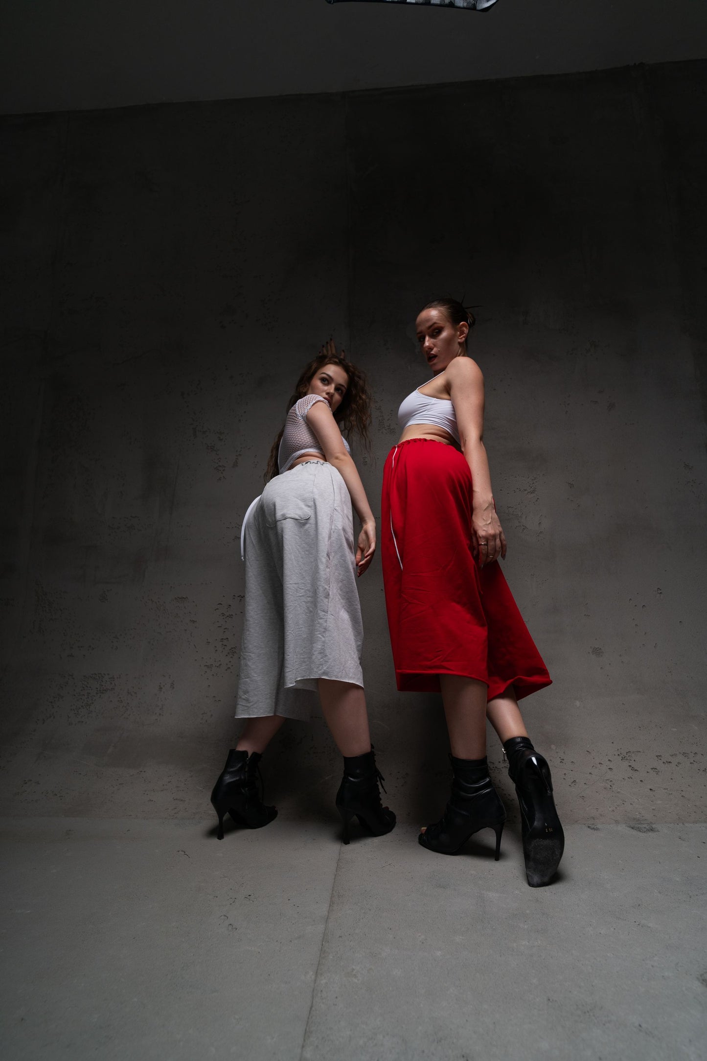 White See-Through Mesh T-Shirt Crop