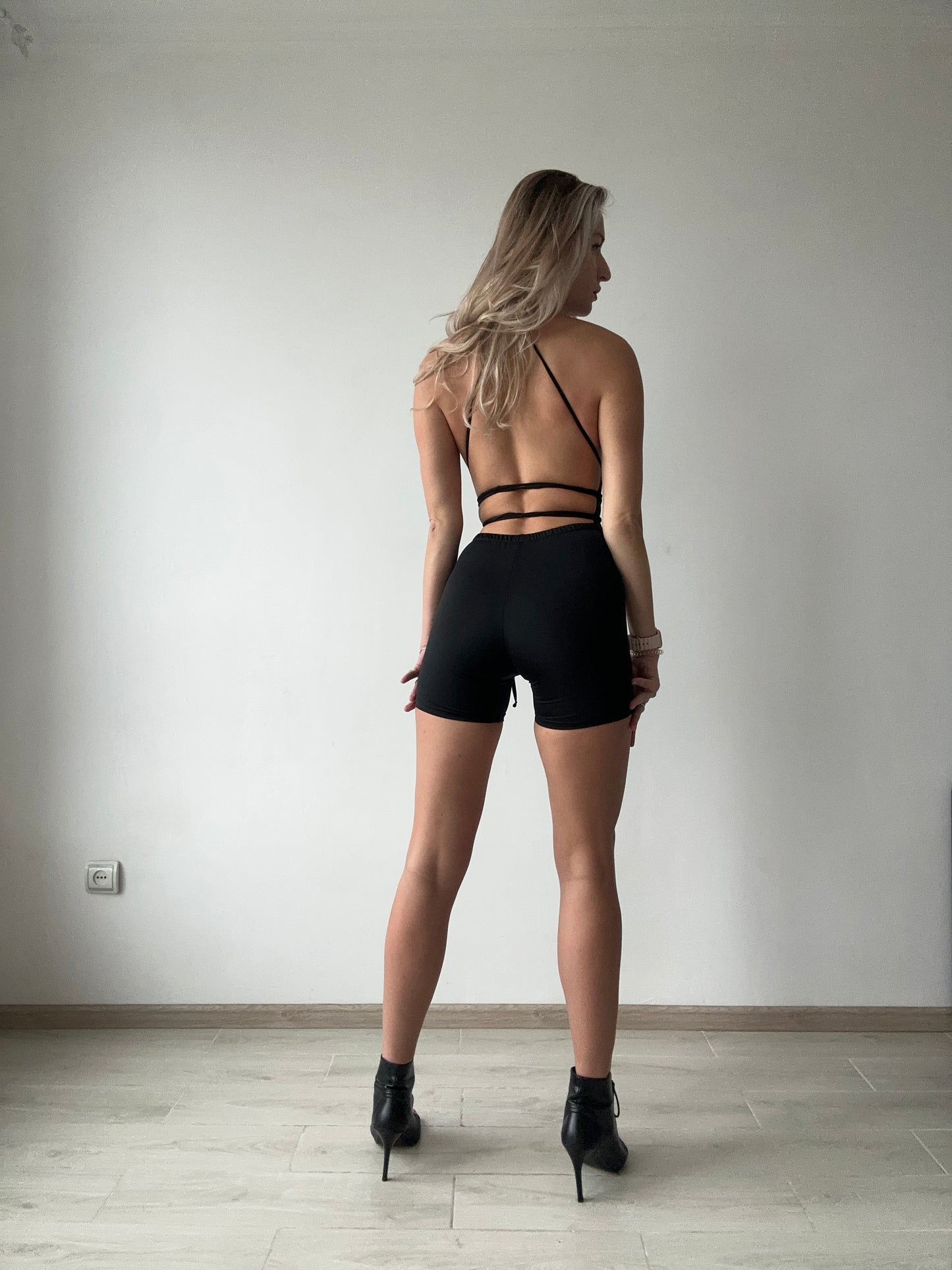 Black Multiway Backless Jumpsuit