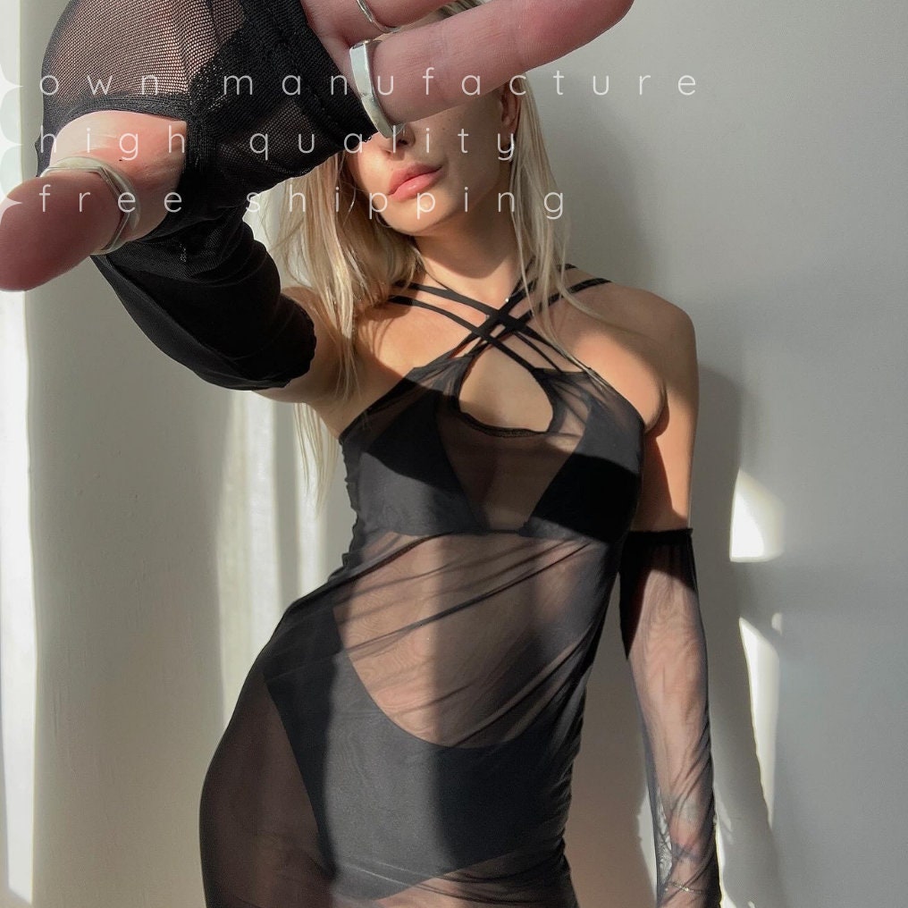 Mini Dress with Gloves