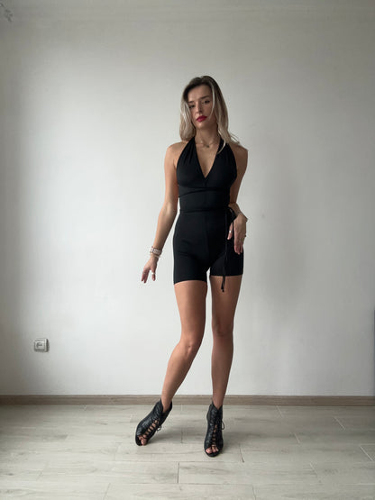 Black Multiway Backless Jumpsuit