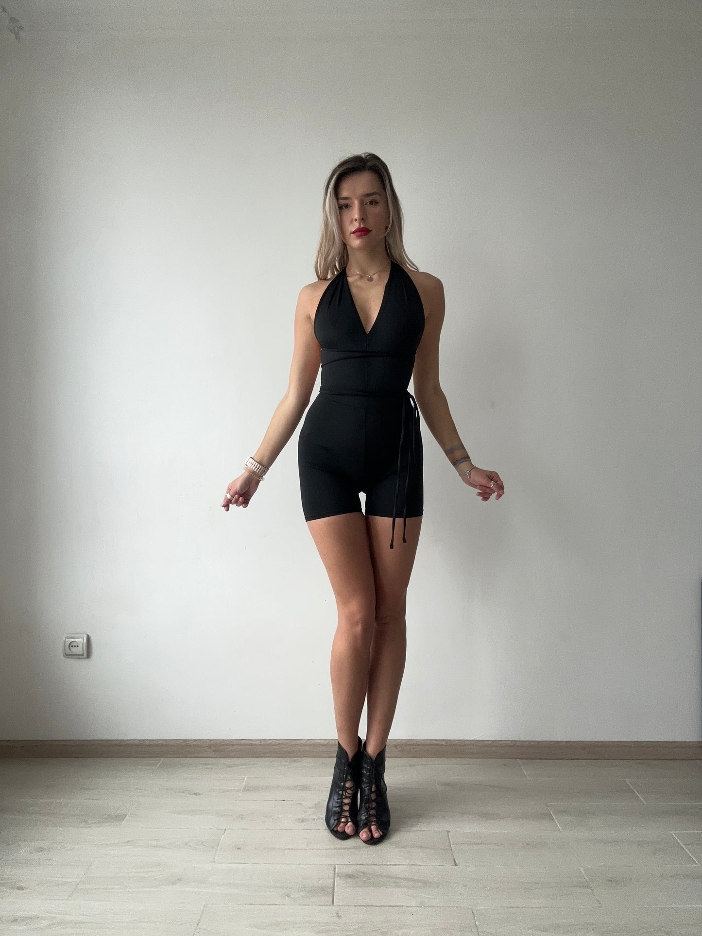 Black Multiway Backless Jumpsuit