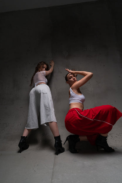 Grey Oversize Hip Hop Shorts