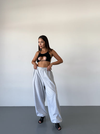 Black Multiway Wrap Dance Backless Top