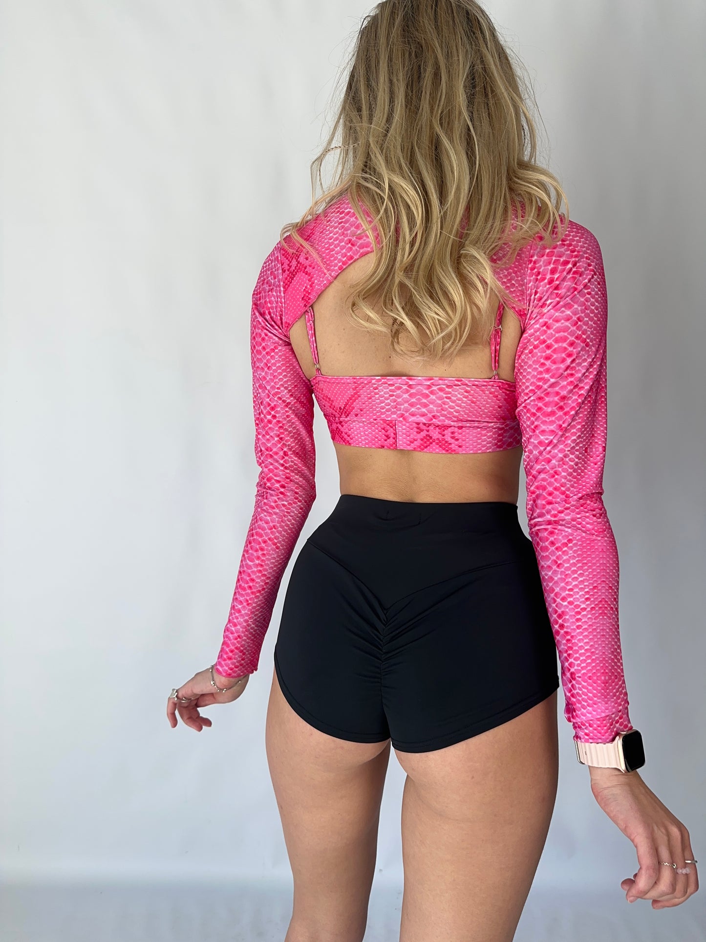 Pink Python Ring Bralette Top