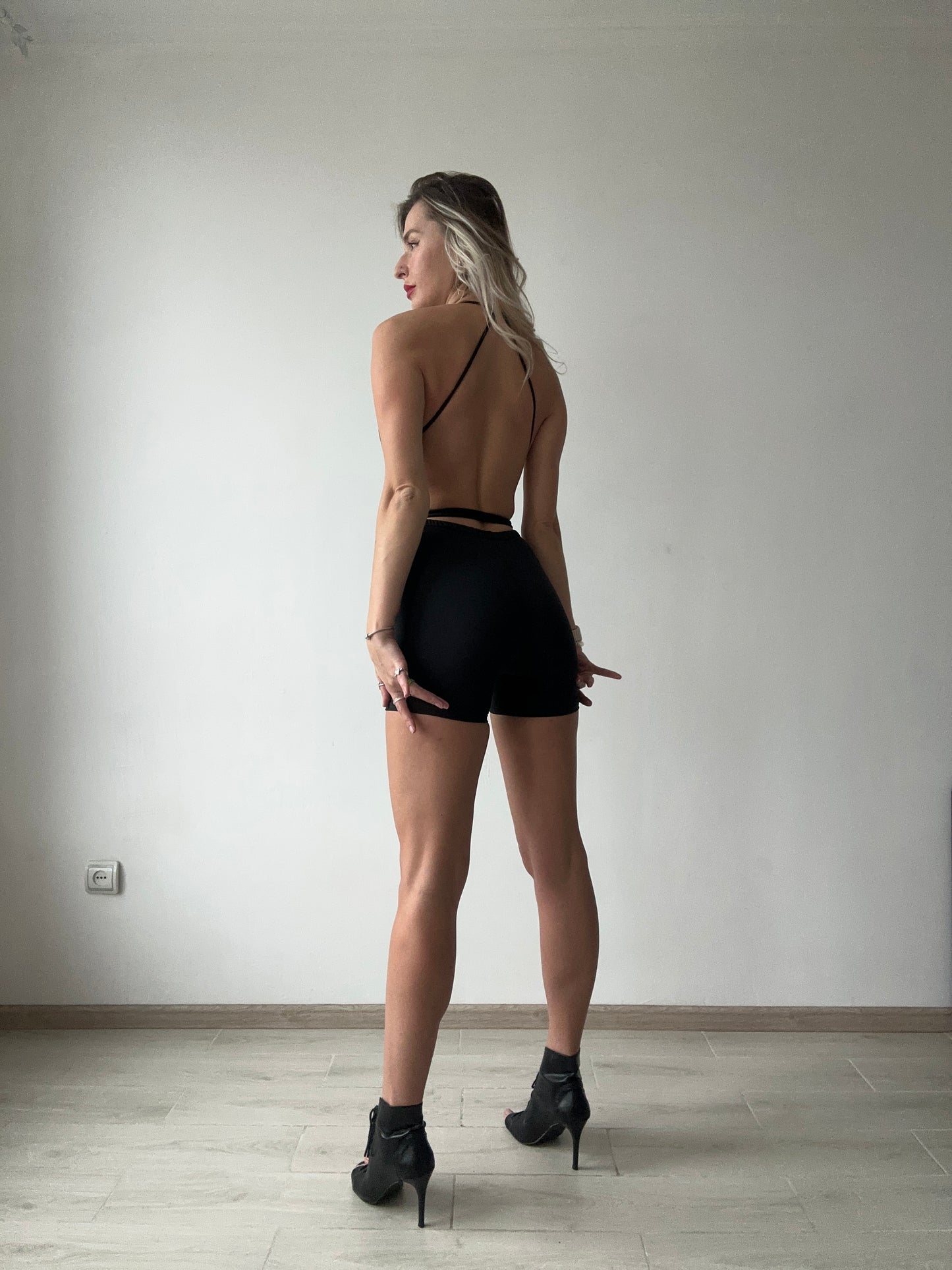 Black Multiway Backless Jumpsuit