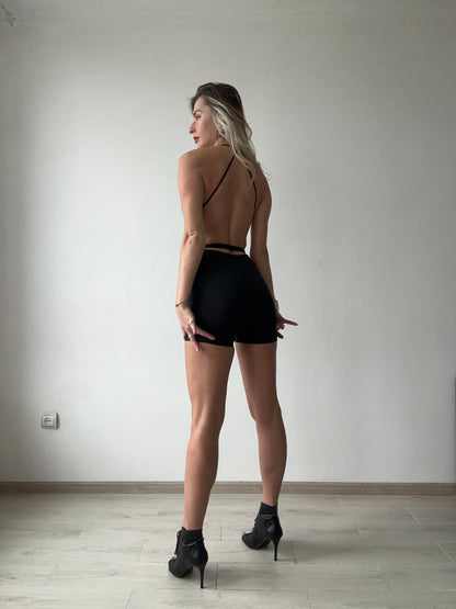 Black Multiway Backless Jumpsuit