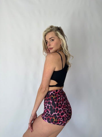 Black Cut-Out Performance Top