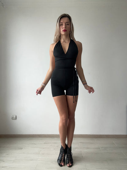 Black Multiway Backless Jumpsuit