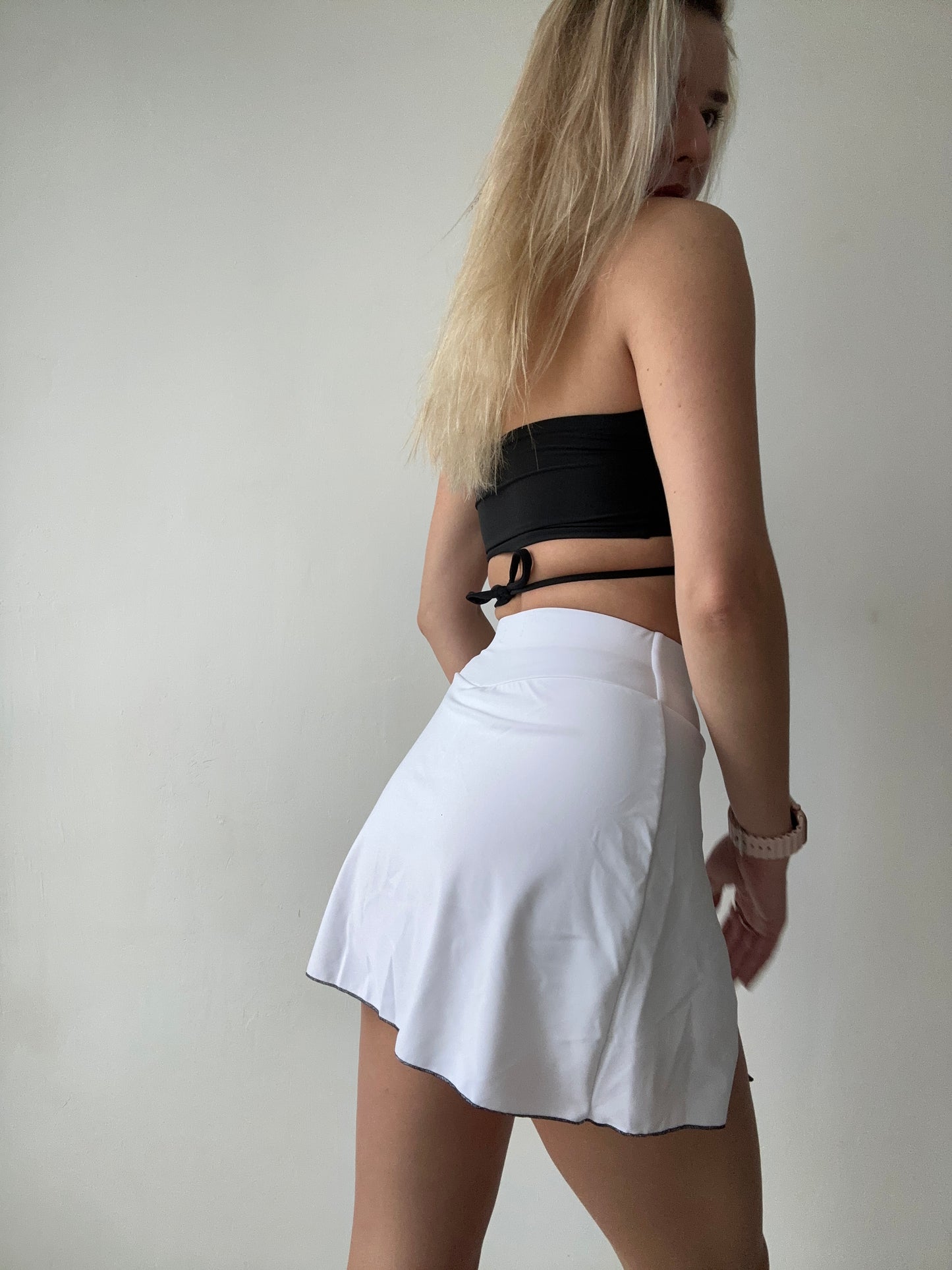 Black & White Multiway Tie Top