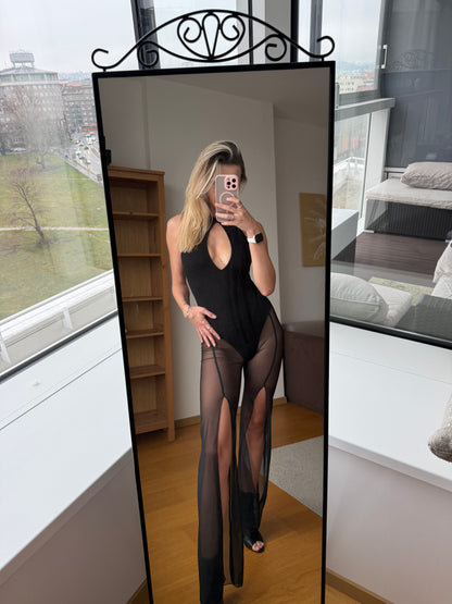 Mesh Pants Jumpsuit