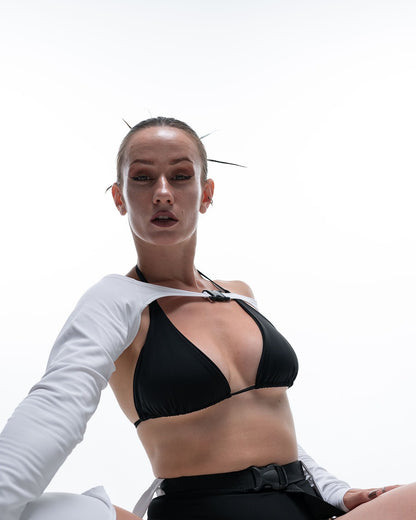 White High Cut Rave Dance Pants