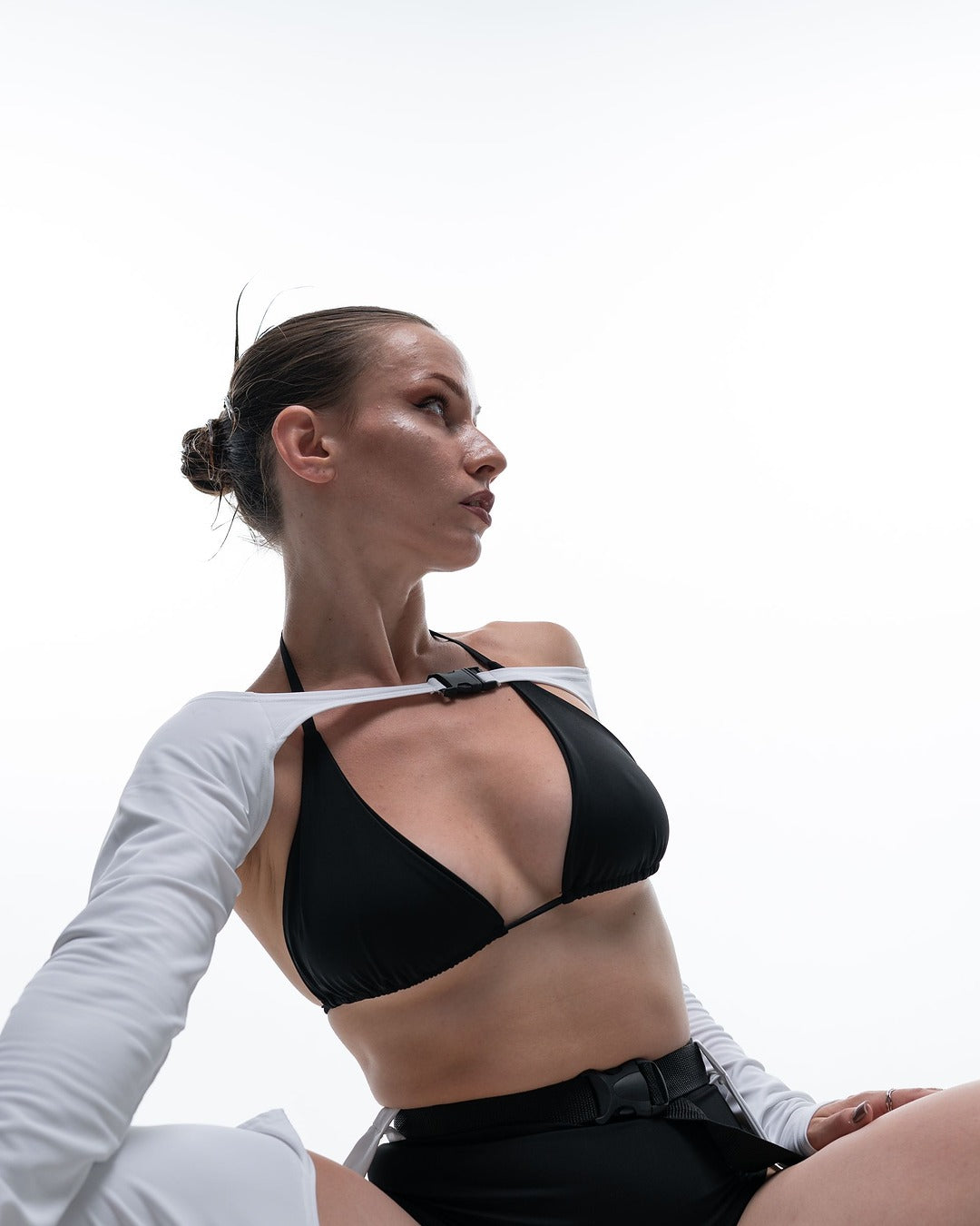 White High Cut Rave Dance Pants