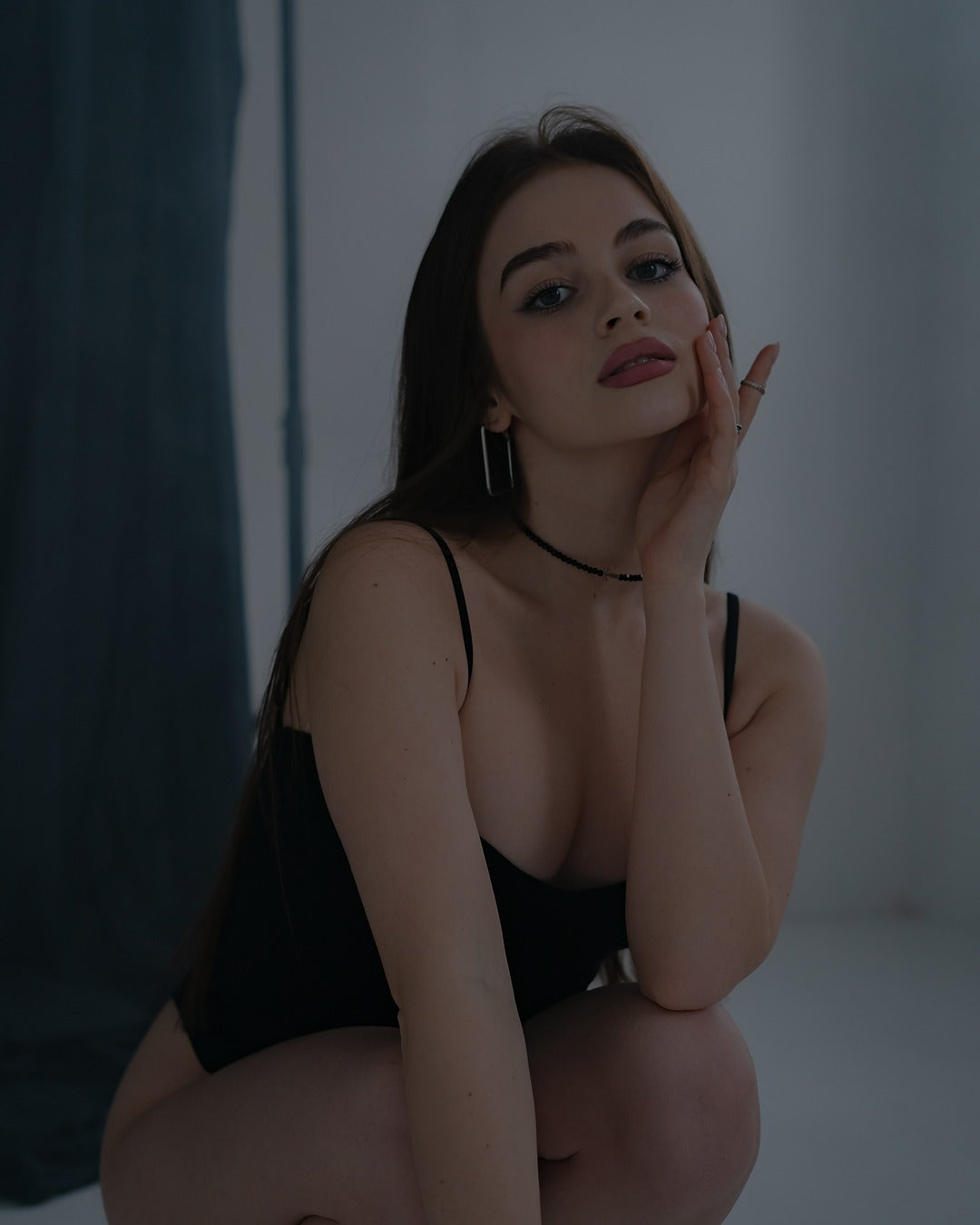 Black Convertible Bodysuit with Cups