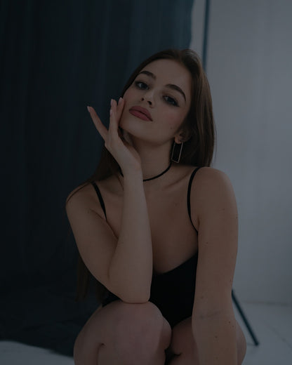 Black Convertible Bodysuit with Cups