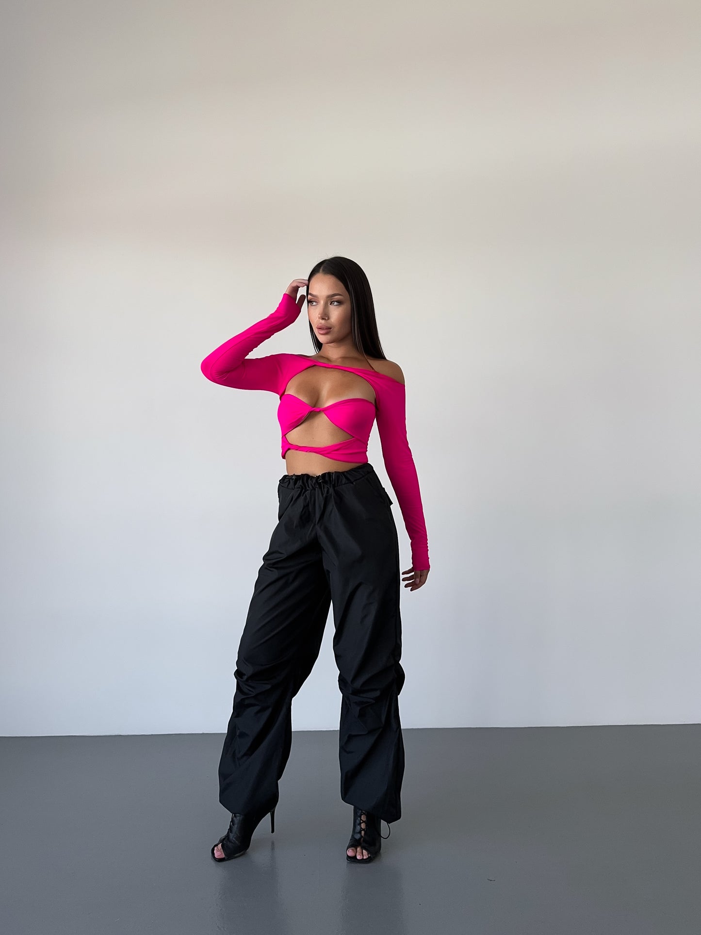 Magenta Reversible Dance Top