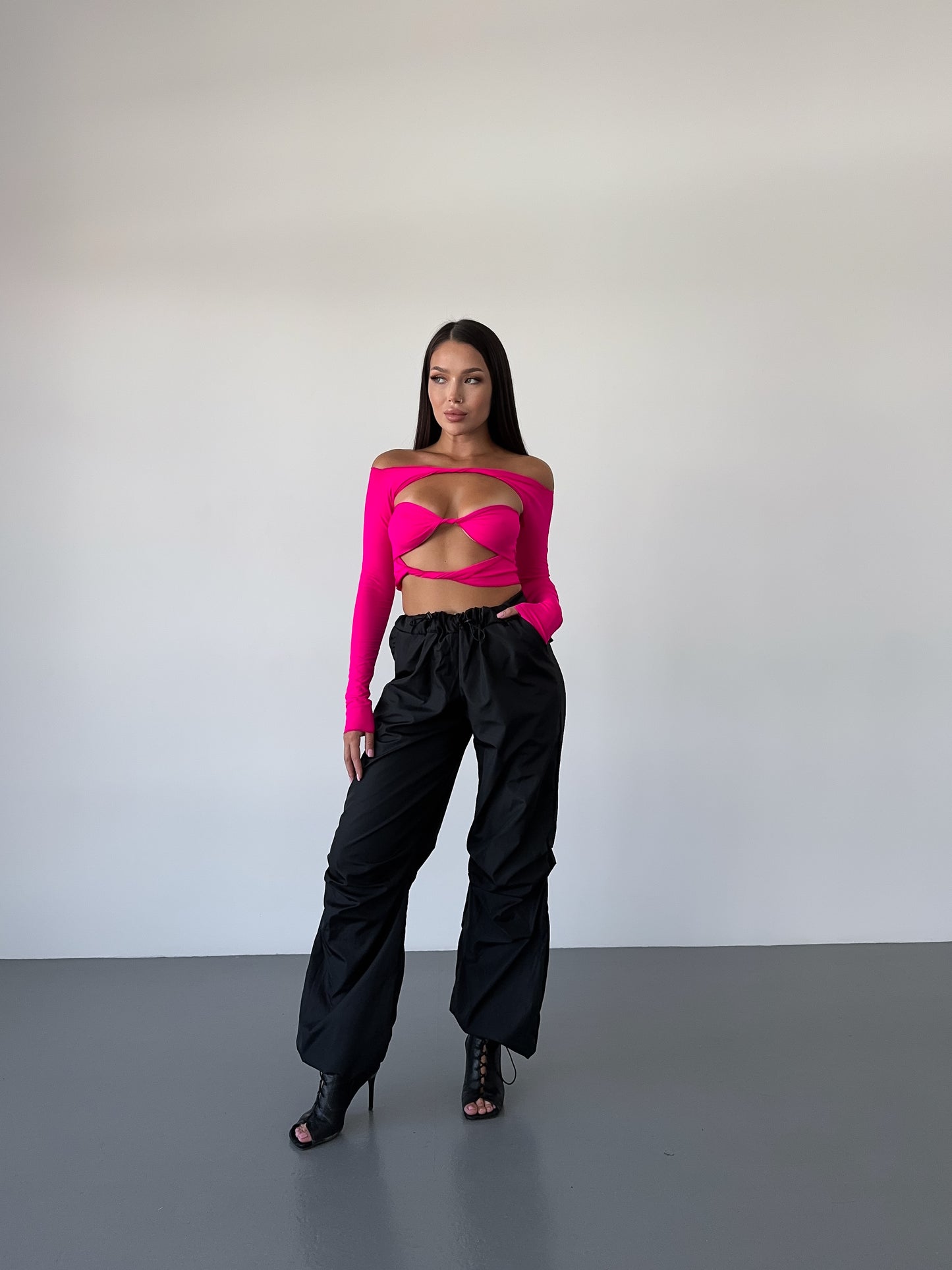 Magenta Reversible Dance Top