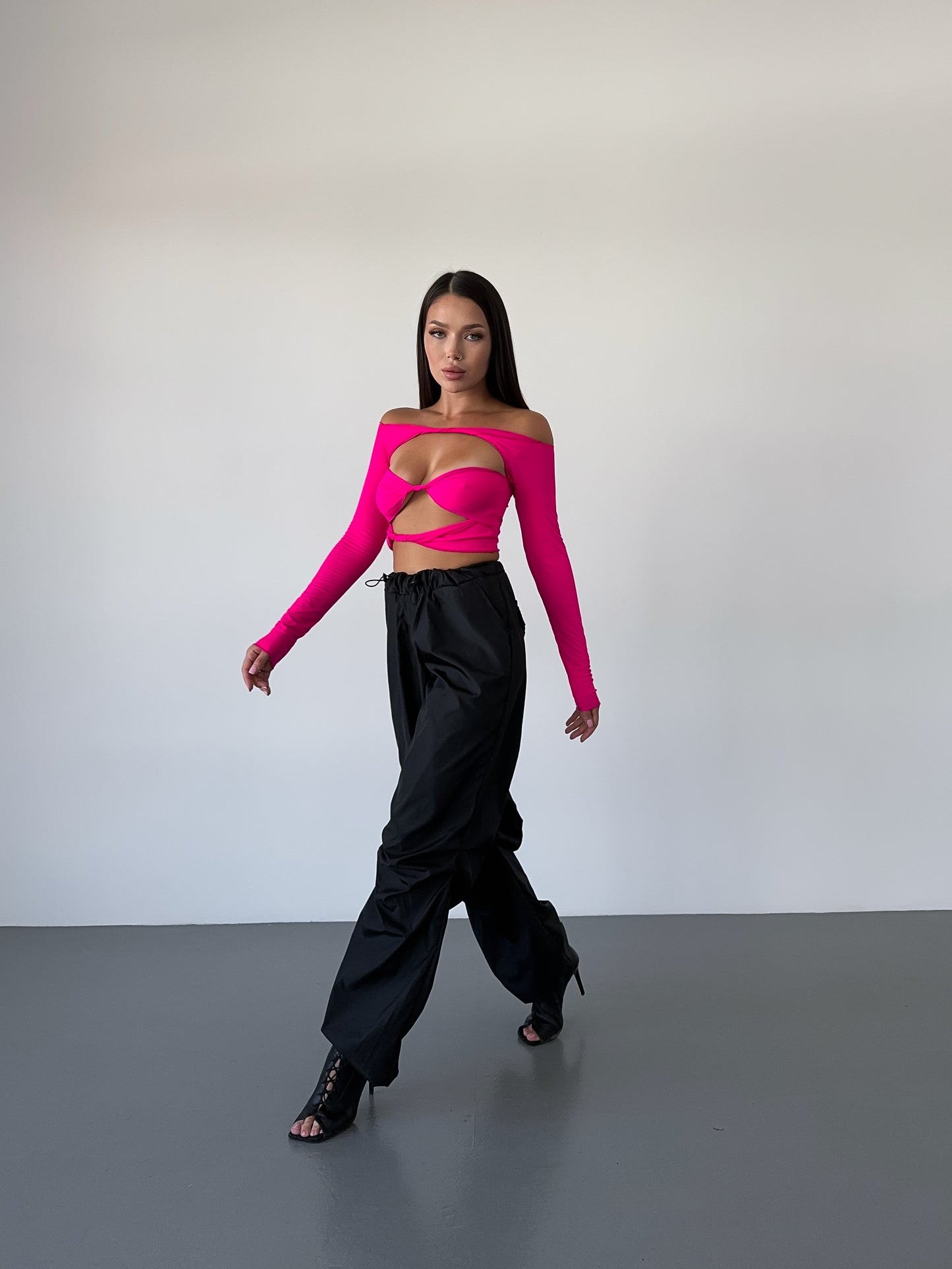 Magenta Reversible Dance Top