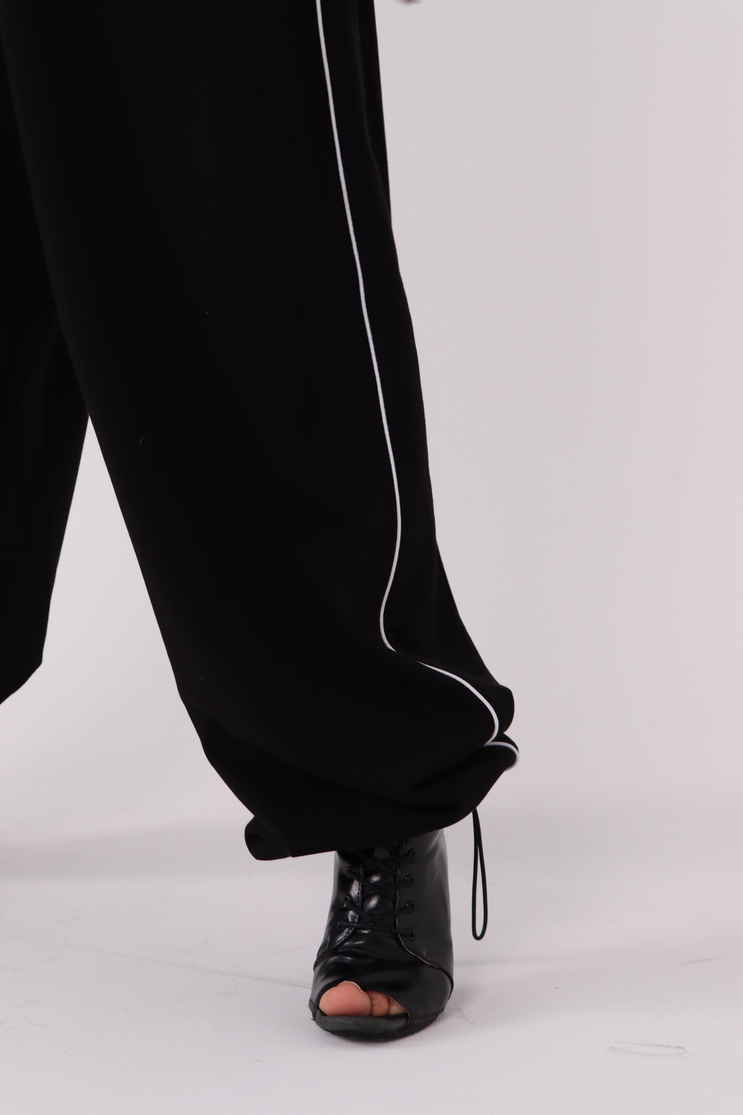 Black Hip Hop Wide Leg Pants