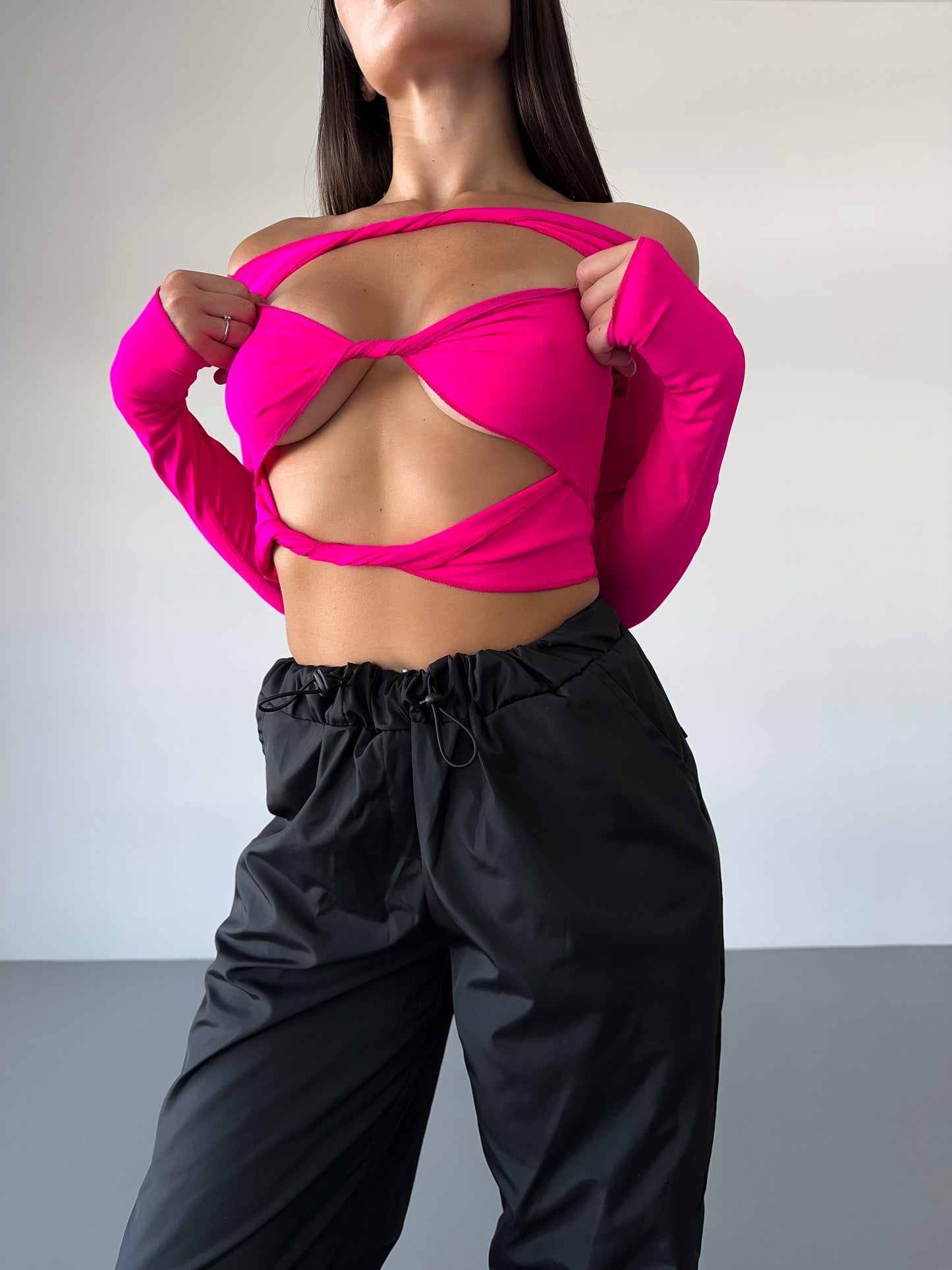 Magenta Reversible Dance Top