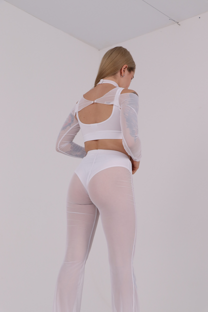 White Cheeky Dance Panties