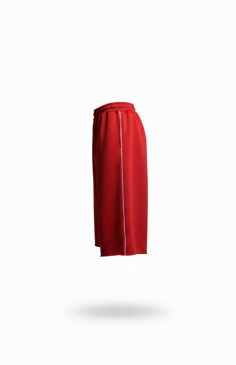 HYPE Red Oversize Shorts