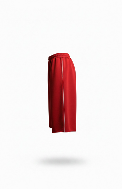 HYPE Red Oversize Shorts