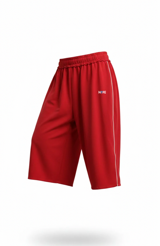 HYPE Red Oversize Shorts
