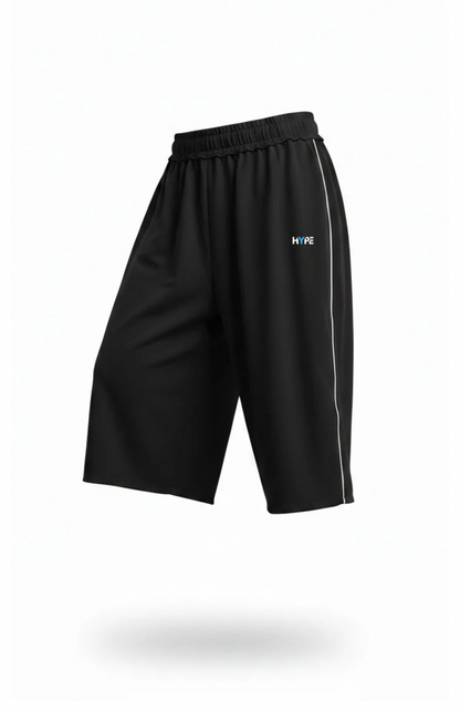 HYPE Black Oversize Shorts