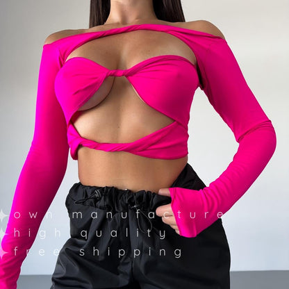 Magenta Reversible Dance Top